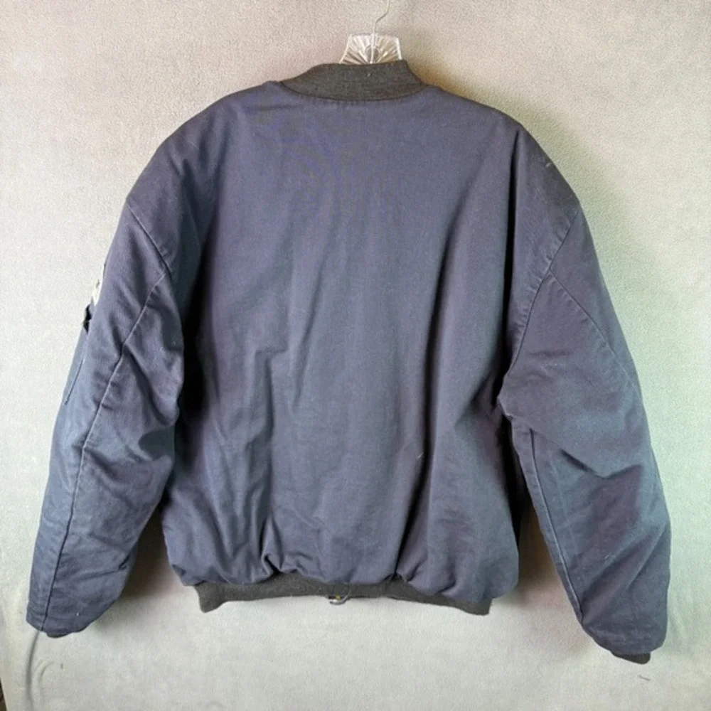 Bulwark FR Mens Bomber Jacket XL‎ Quilted Flame Resistant Workwear JET2NV6